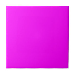 Hot Pink Colour Customised Designer Ceramic Tile