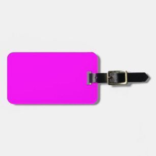Hot Pink Colour Customised Designer Luggage Tag