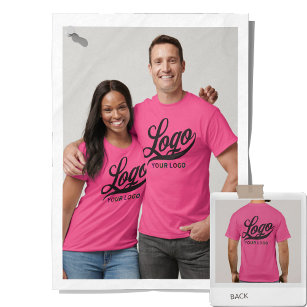 Hot Pink Company Logo Swag Business Men Women T-Shirt