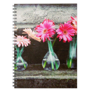 Hot Pink Daisy Notebook