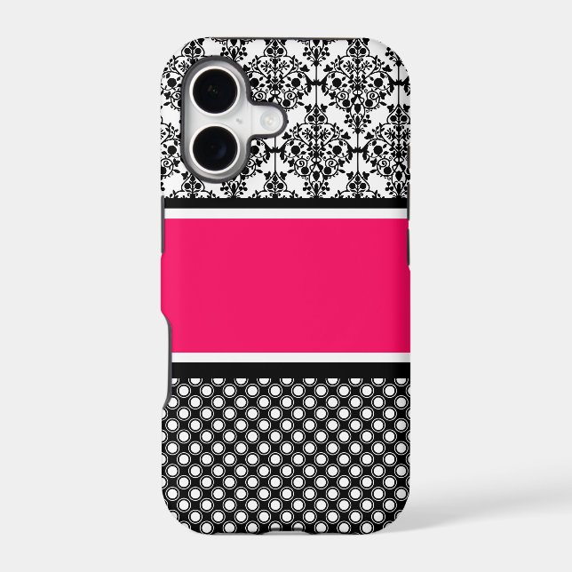 hot pink damask (Back)