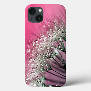 Hot Pink Dandelion iPhone 13 Case