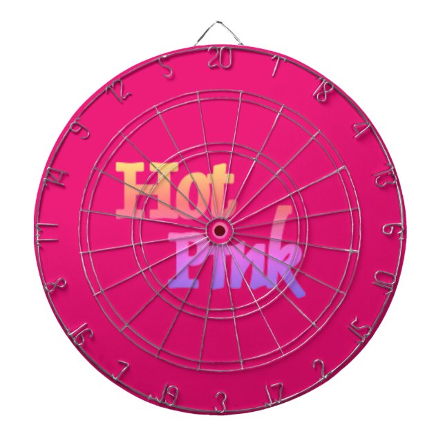 Hot Pink dartboard (Front)