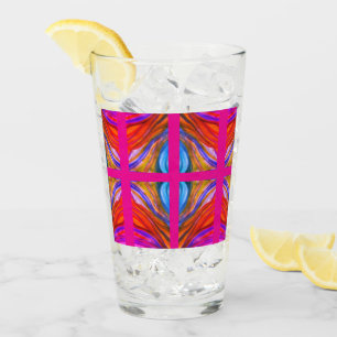 Hot Pink Desert Inspirations drinking glass
