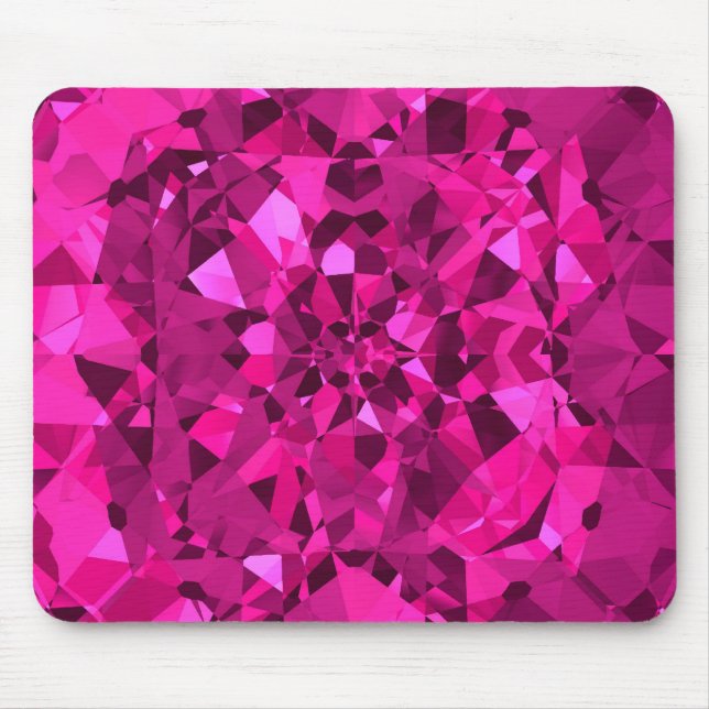 Hot Pink Diamonds Mouse Pad (Front)