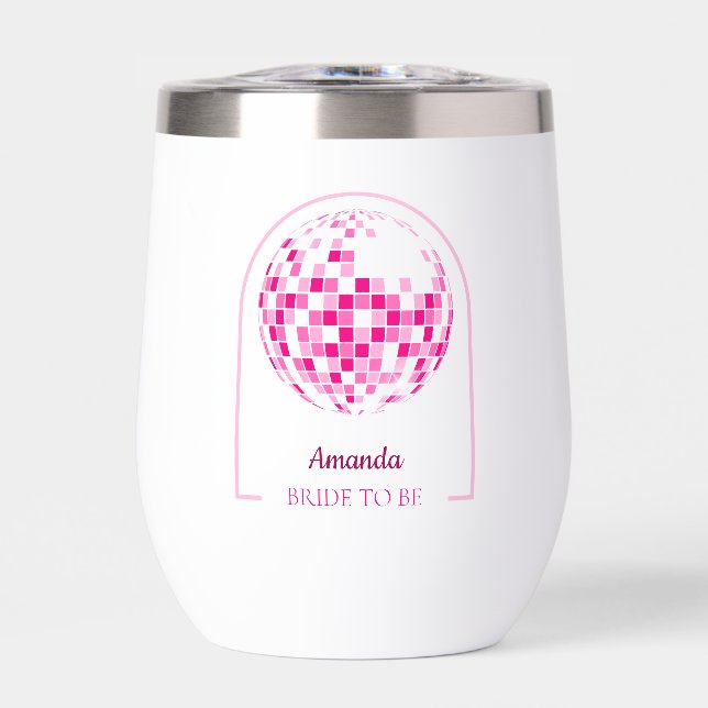 Hot Pink Disco Boogie Bridal Shower (Front)