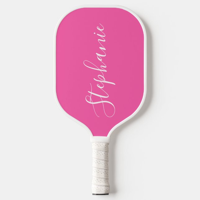 Hot Pink Fashion Trending Colour Pickleball Paddle (Front)