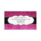 Hot Pink Faux Glitter Business Cards