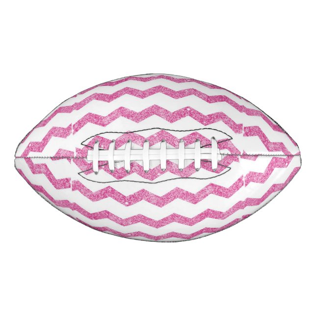 hot pink,faux glitter,girly,teen,chevron,zigzag,pa football (Front)