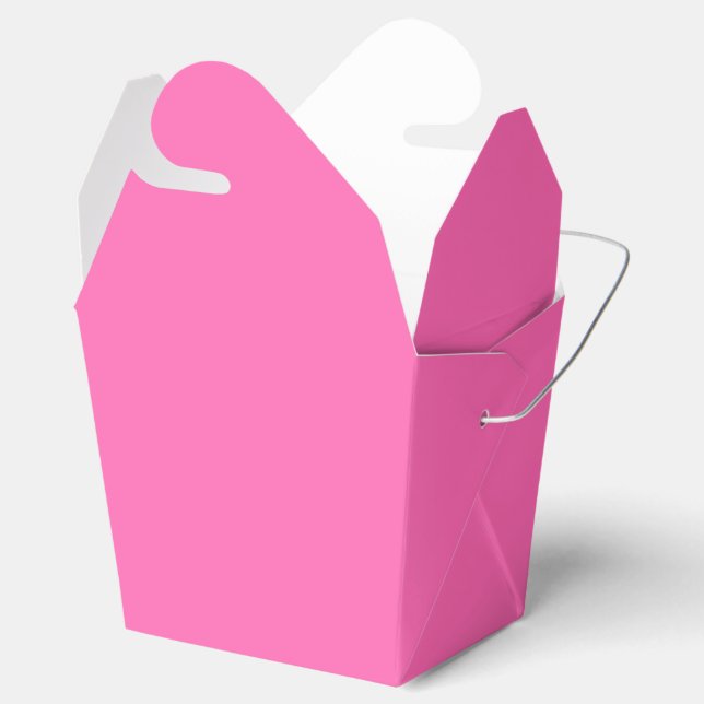Hot Pink Favour Box (Opened)