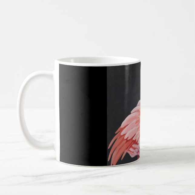 Hot Pink Flamingo Coffee Mug (Left)