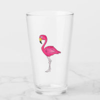 Hot Pink Flamingo Tropical Island Bird