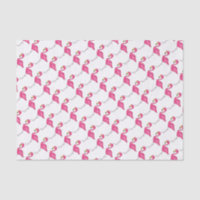 Hot Pink Flamingo Tropical Island Bird Print