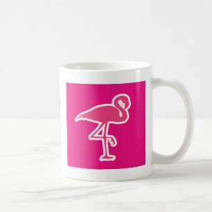 Hot Pink Flamingos Coffee Mug