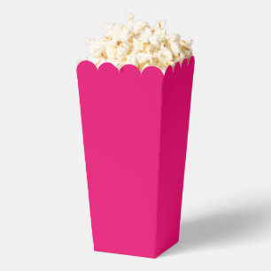 Hot Pink fuchsia popcorn boxes