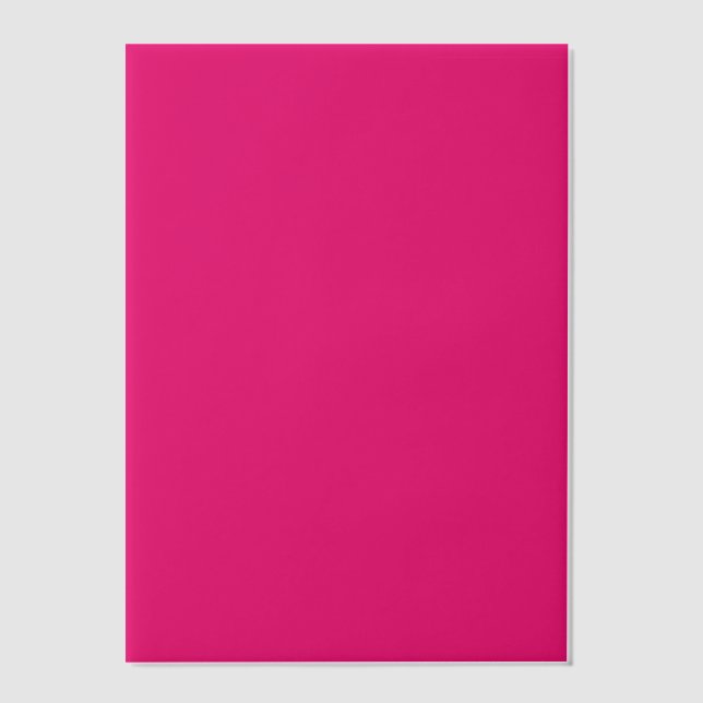 Hot Pink fuchsia vellum papers Invitations (Front)