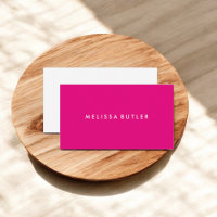 Hot Pink Girly Minimalist
