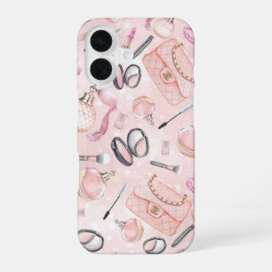 Hot Pink Glam Makeup Phone Case