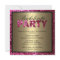 Hot Pink Glitter Bachelorette Party Invitation