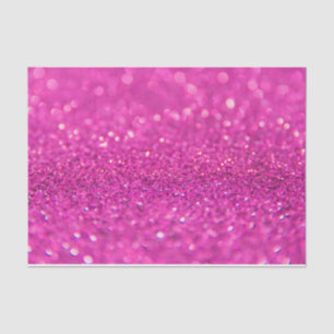 Hot Pink Glitter Design Tissue Paper