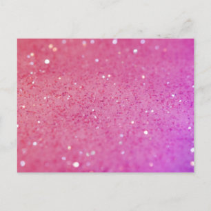 Hot Pink Glitter - Shiny, Sparkles Postcard