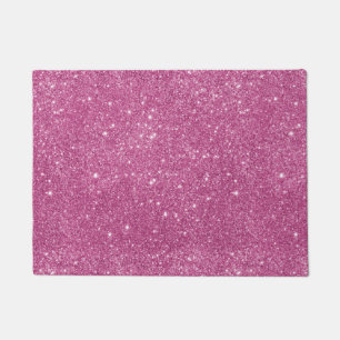 Hot Pink Glitter Sparkles Doormat