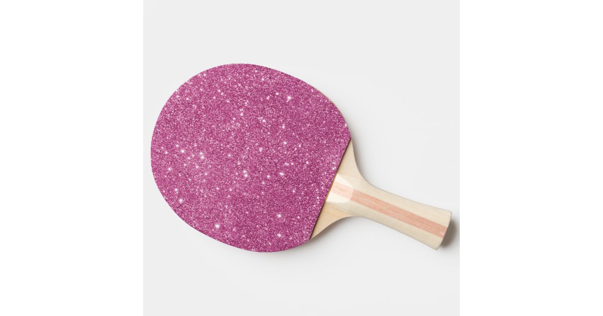 Hot Pink Glitter Sparkles Ping Pong Paddle | Zazzle.com.au