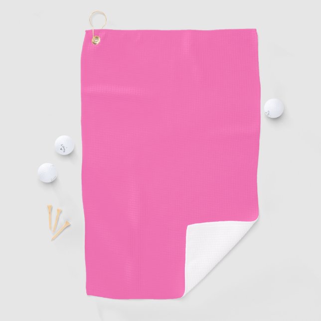 Hot Pink Golf Towel (InSitu)