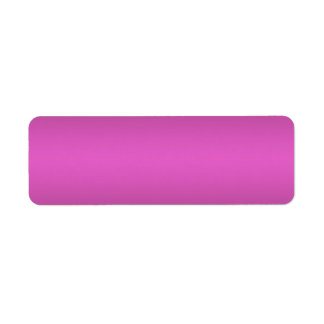 Hot Pink Gradient - Customised Rainbows Template Return Address Label