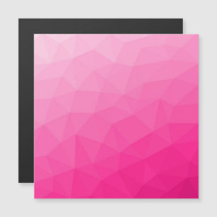 Hot pink Gradient Geometric Mesh Pattern