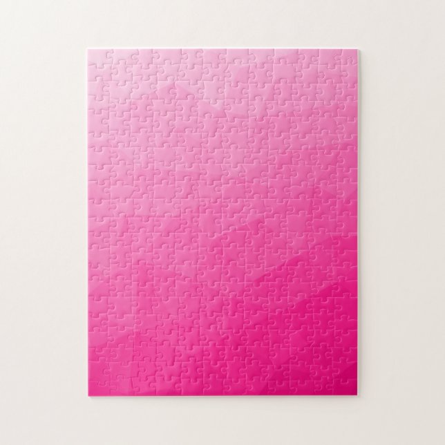 Hot pink gradient geometric mesh pattern jigsaw puzzle (Vertical)