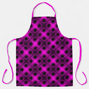Hot Pink Gradient Star Bow Apron
