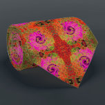 Hot Pink Groovy Abstract Retro Liquid Swirl Tie<br><div class="desc">This Cool Colourful Pattern Neck Tie features a Hot Pink Groovy Abstract Retro Liquid Swirl Painting with Orange,  Yellow,  Red,  Magenta and Black Accents. The result is a colourful trippy,  abstract,  psychedelic design that you will love!</div>