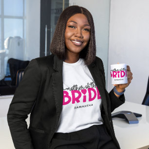 Hot Pink Heart Mother of the Bride T-Shirt