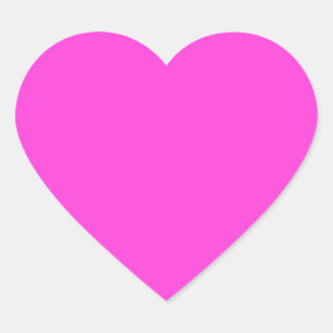 Hot Pink Heart Sticker