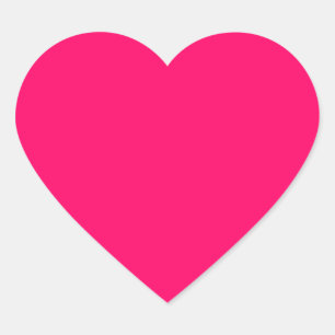 Hot Pink Heart Sticker