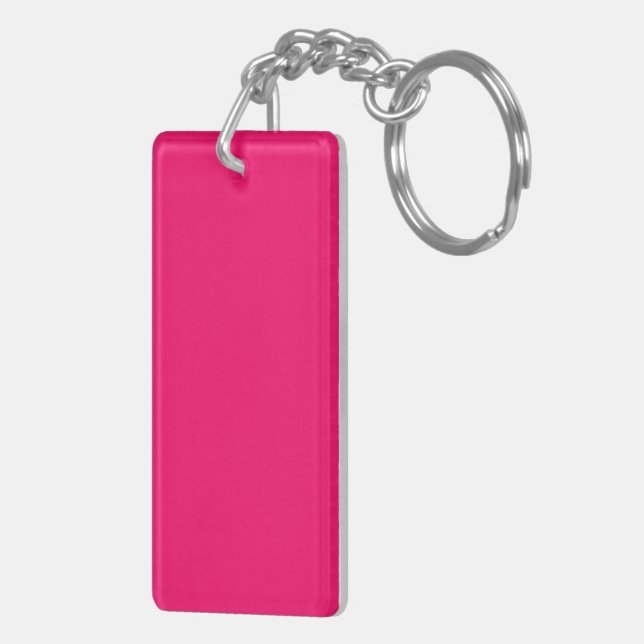 Hot Pink Key Ring (Back Right)