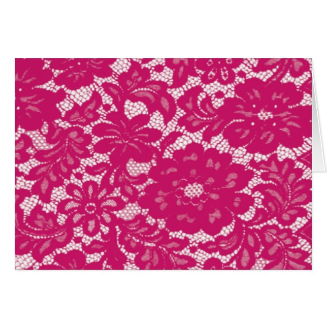 Hot pink lacy (Front Horizontal)