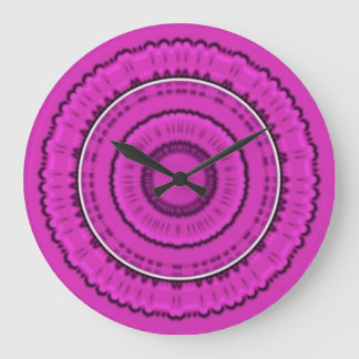 Hot Pink Large Clock