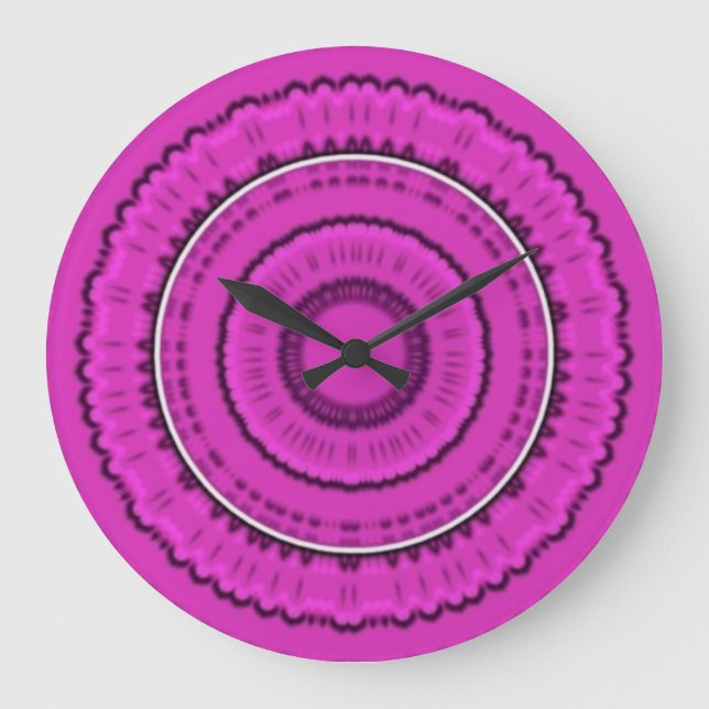Hot Pink Large Clock (Front)