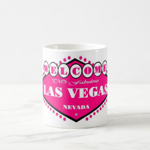 HOT PINK Las Vegas Sign Mug