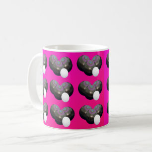Hot Pink Lawn Bowls, Coffee Mug
