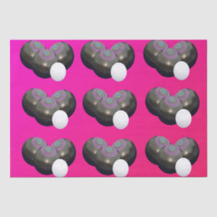 Hot Pink Lawn Bowls, Tissue Paper
