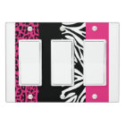 Hot Pink Leopard and Zebra Animal Print