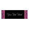 Hot Pink Leopard Baby Shower Banner