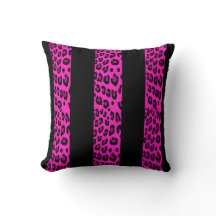 Hot Pink Leopard Stripes