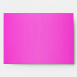 Hot Pink Lined with Black and White Stripes Envelope