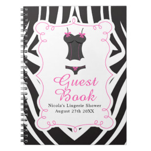 Hot Pink Lingerie Party  Notebook