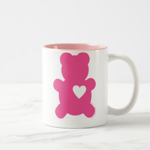 Hot Pink Love Teddy Mug