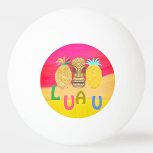 Hot Pink Luau Ping Pong Ball